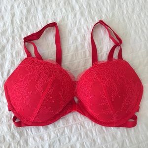 Victoria Secret Lacey Red Set